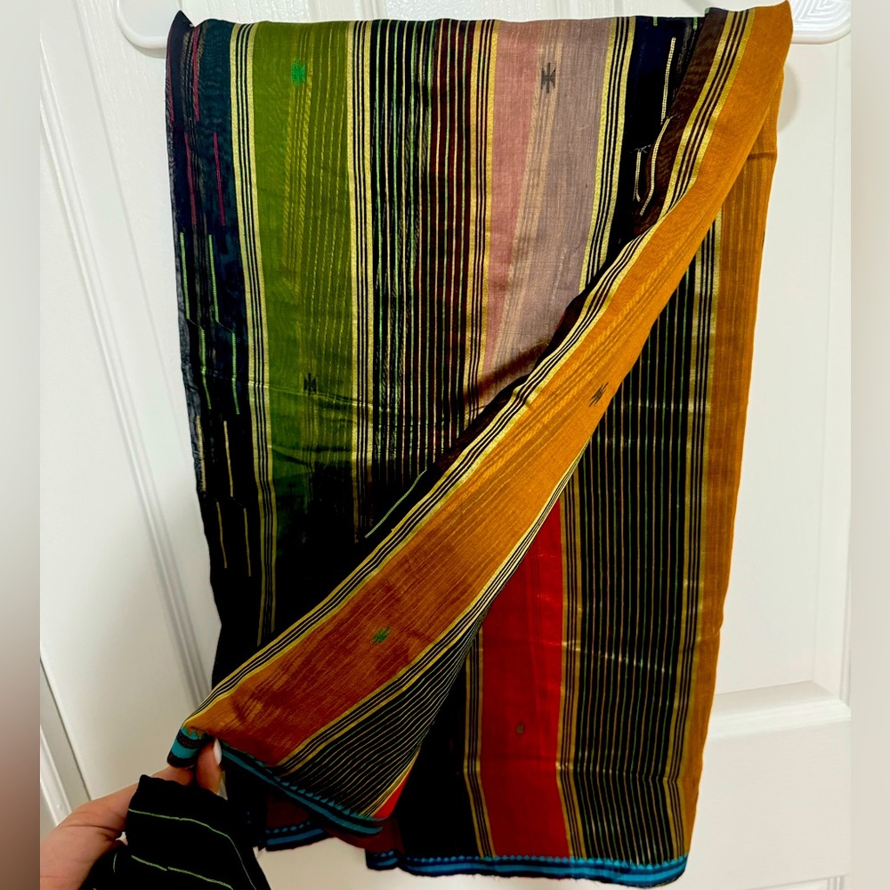 Chrome Cotton Silk Saree (2PCS)